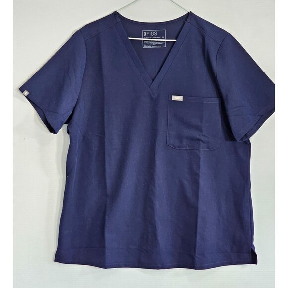 NWT Figs Women's Navy Blue Catarina One Pocket Medical Scrub Size XL 1707 - Picture 13 of 14